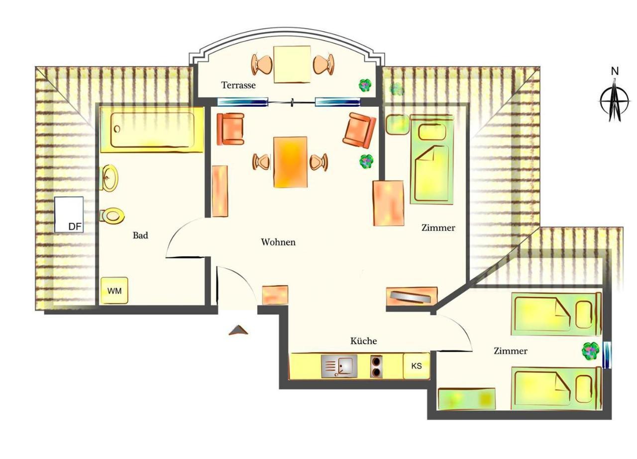 Wohnung Sanke Seeblick Heringsdorf  Exteriér fotografie